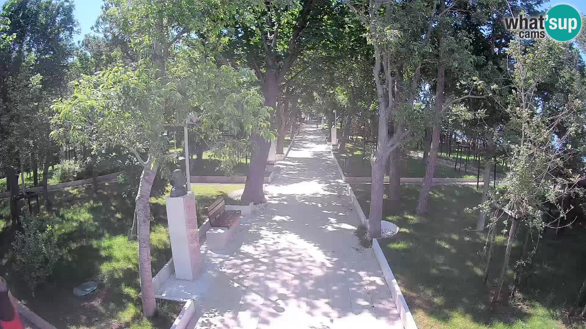 Writers’ Park Webcam Senj – Live by the Sea