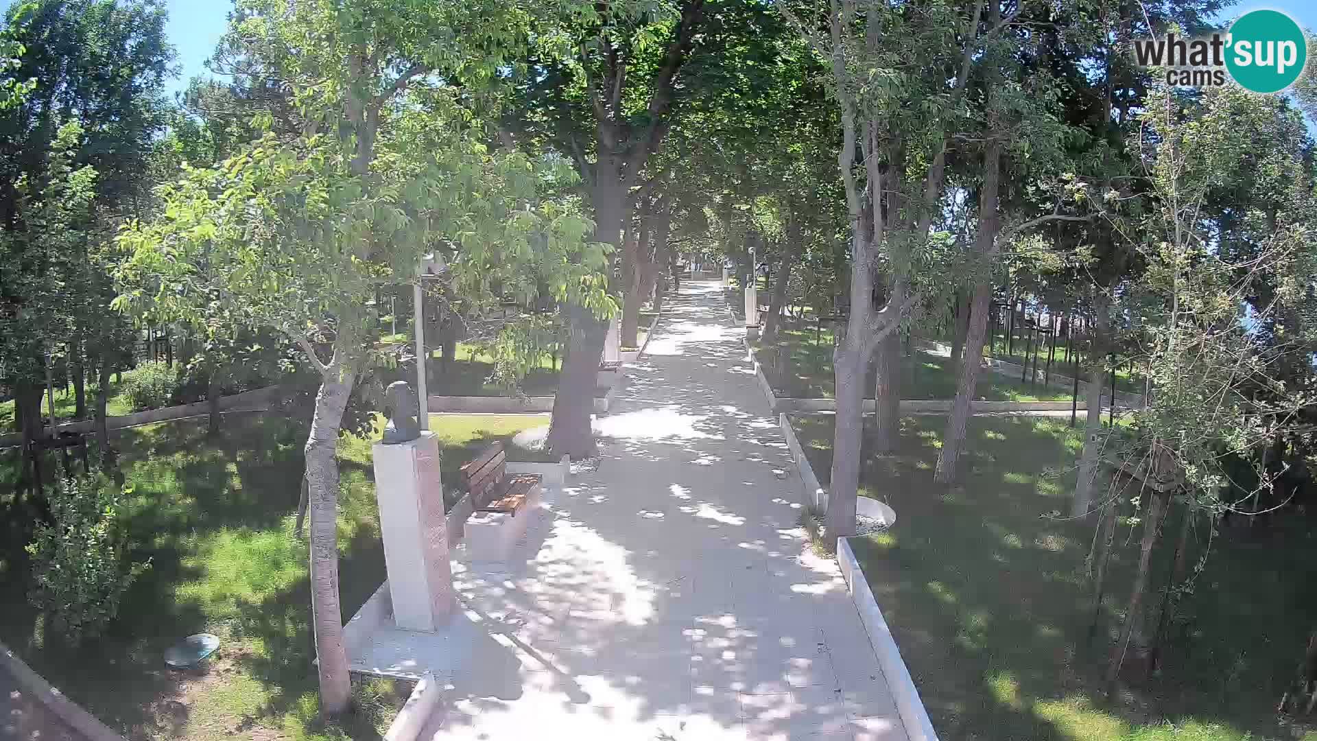Writers’ Park Webcam Senj – Live by the Sea