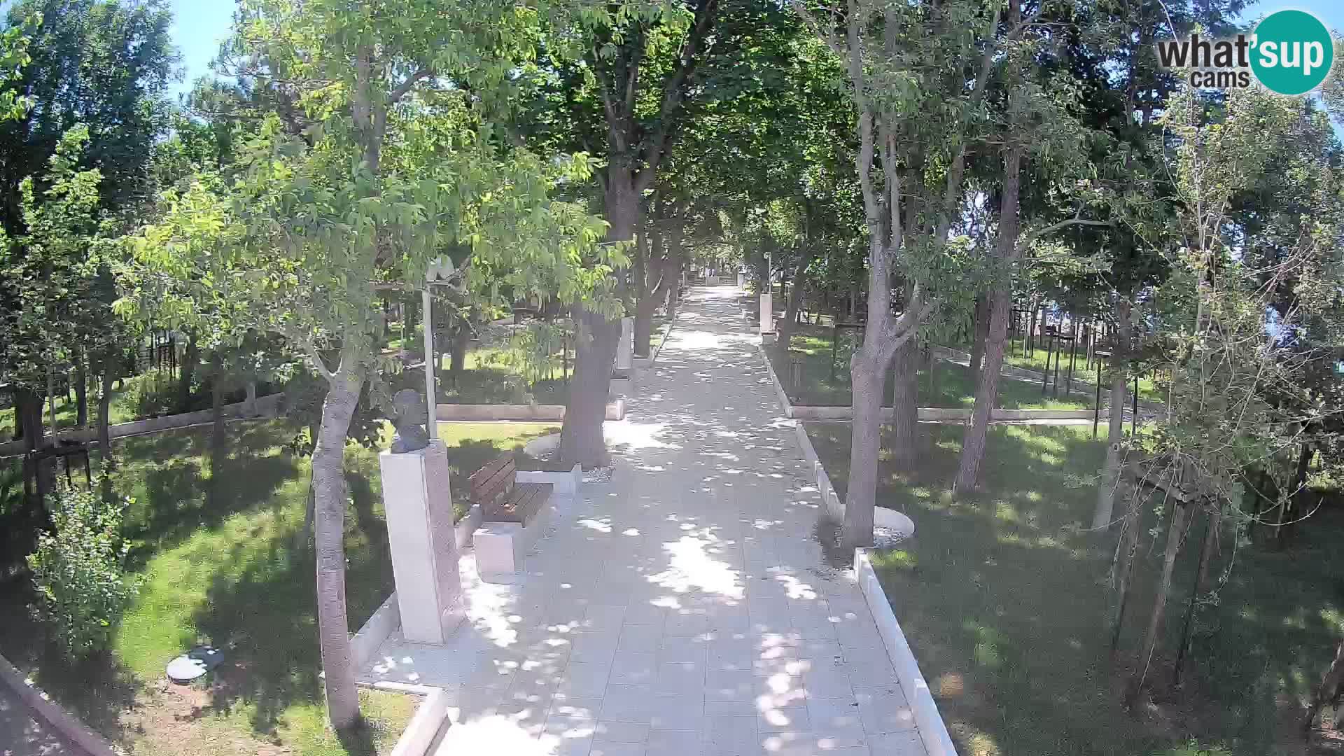 Writers’ Park Webcam Senj – Live by the Sea