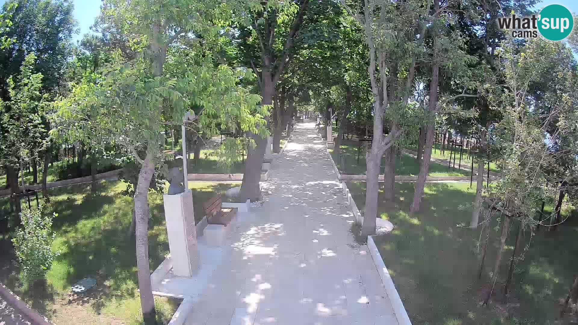 Writers’ Park Webcam Senj – Live by the Sea