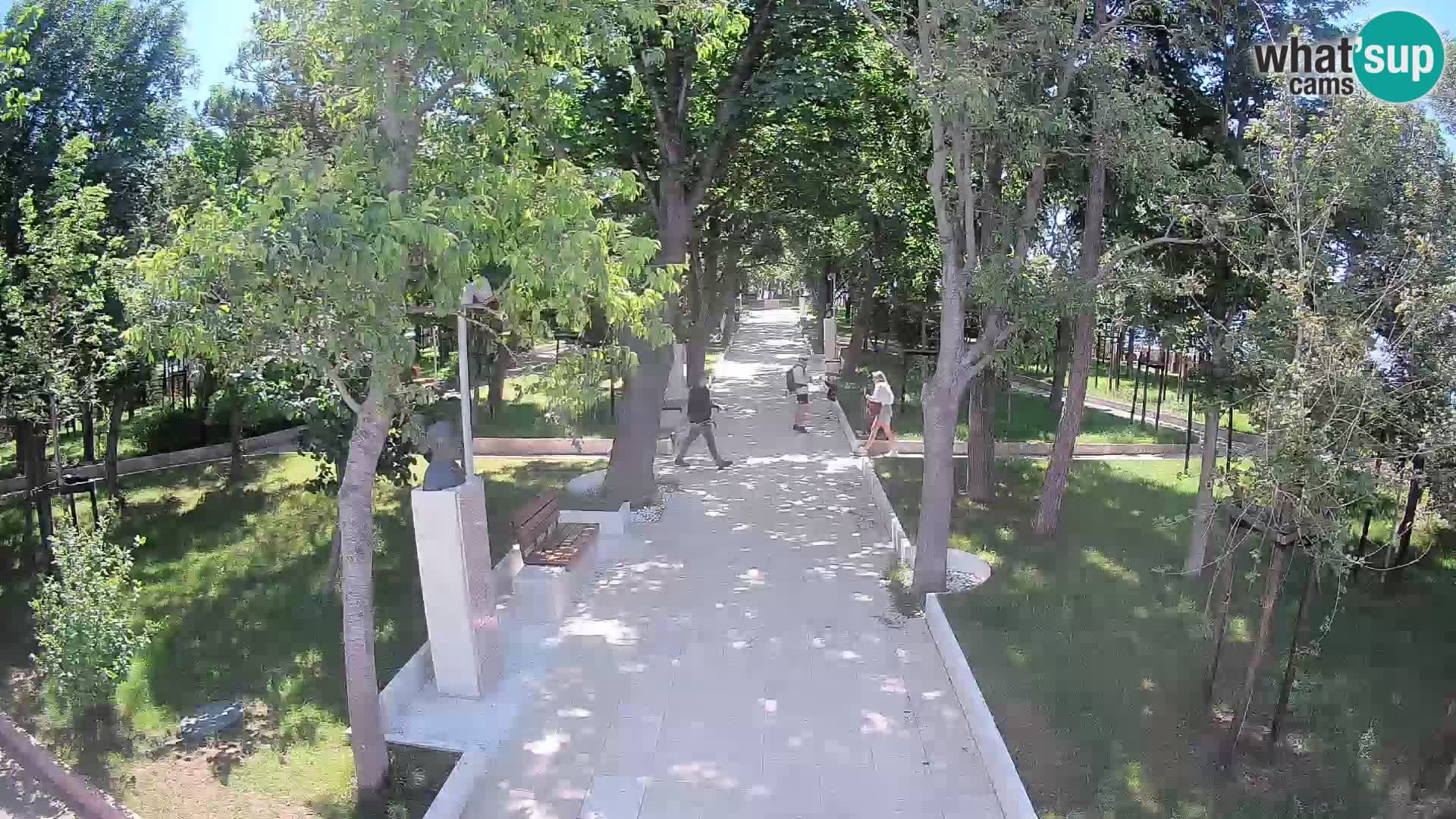Writers’ Park Webcam Senj – Live by the Sea