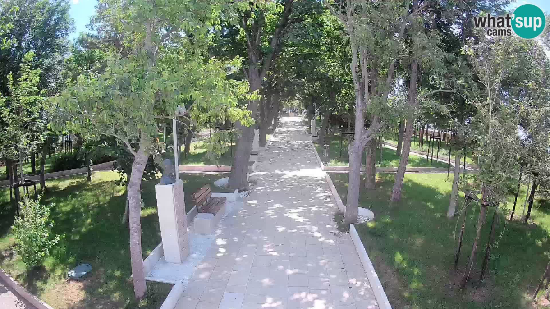 Writers’ Park Webcam Senj – Live by the Sea