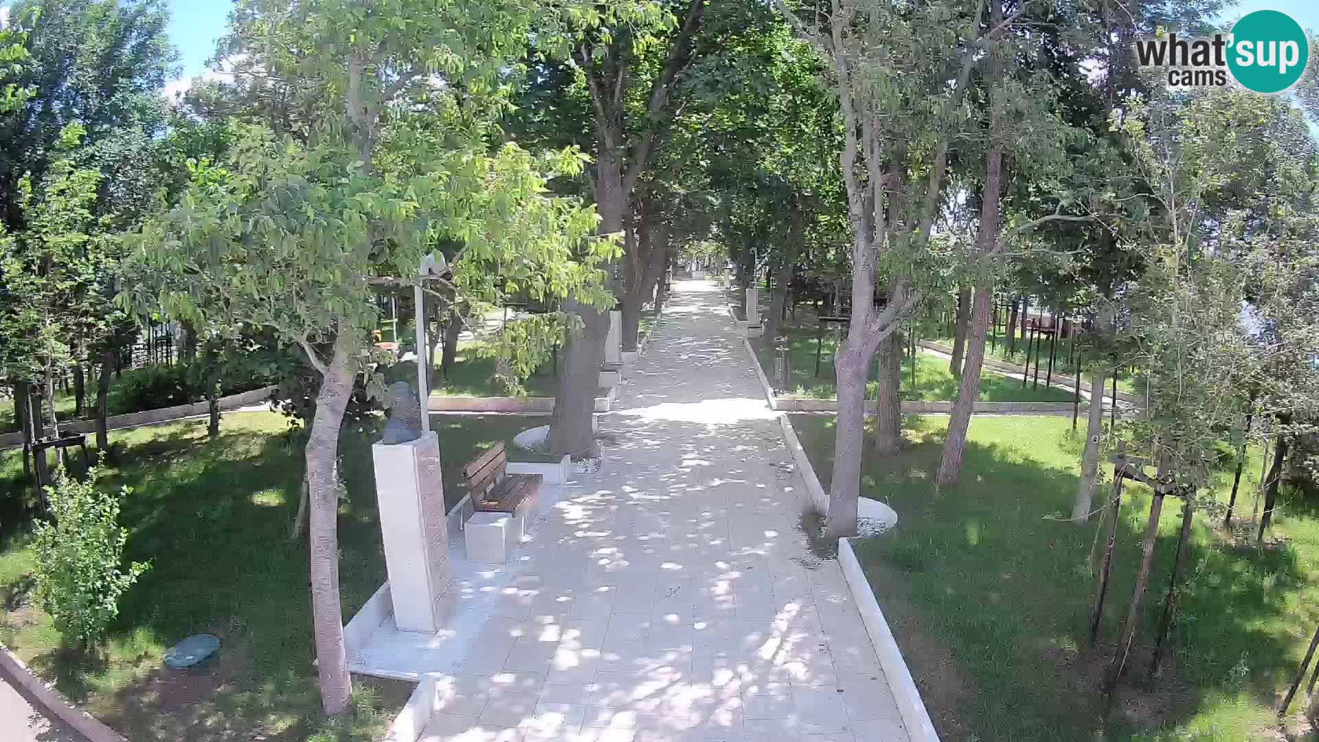 Writers’ Park Webcam Senj – Live by the Sea