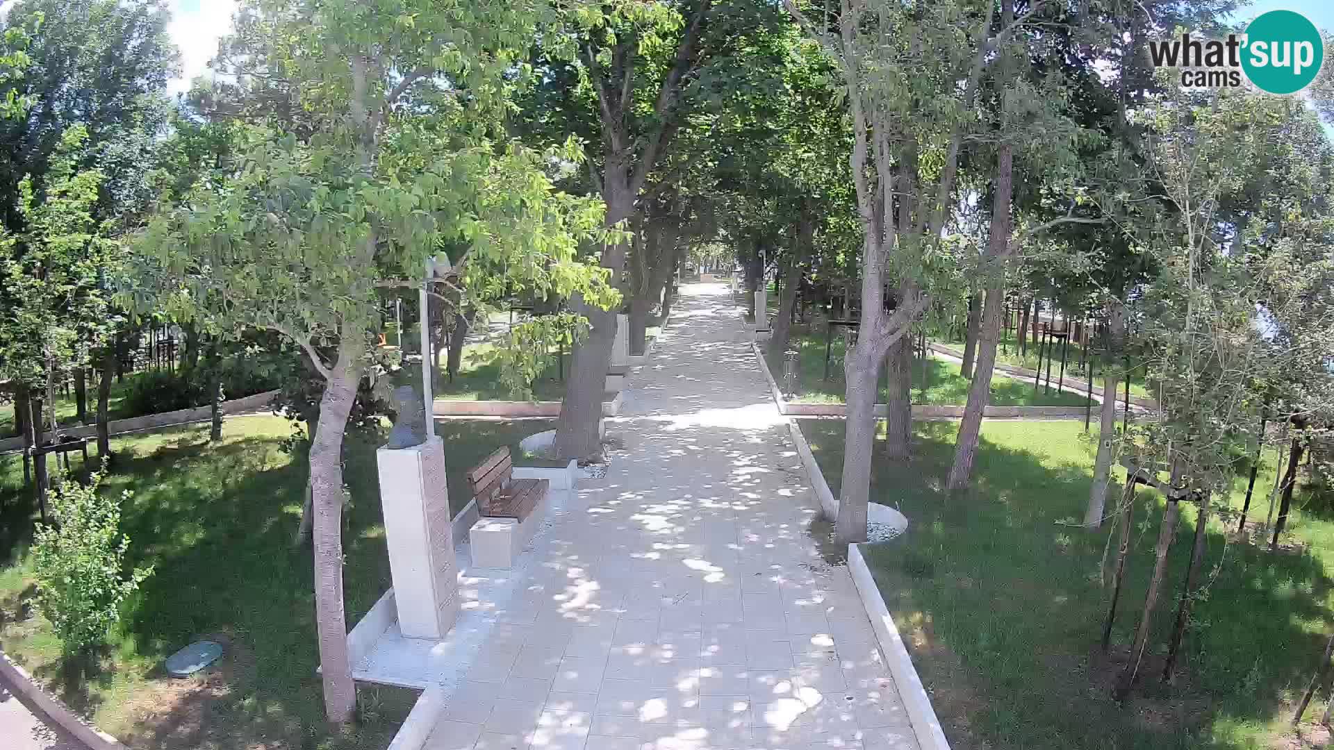 Webcam Schriftstellerpark Senj – Live am Meer