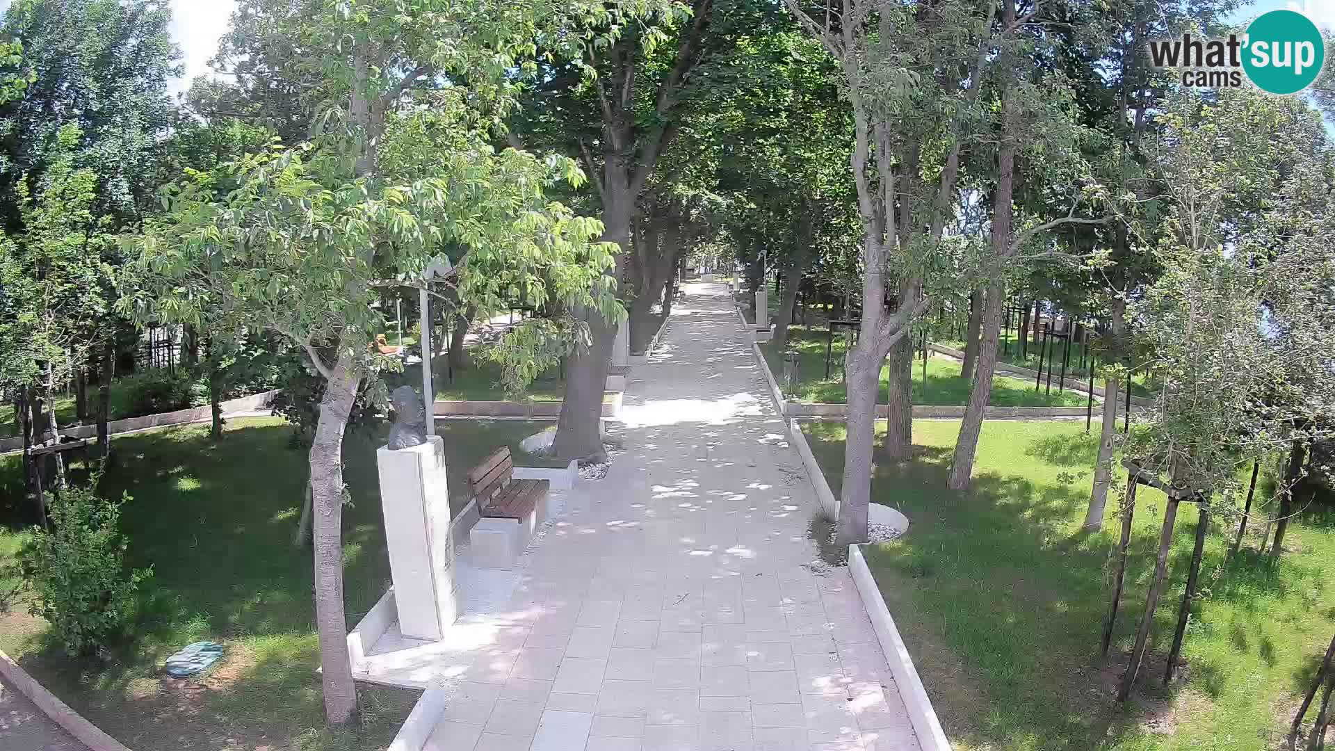 Writers’ Park Webcam Senj – Live by the Sea