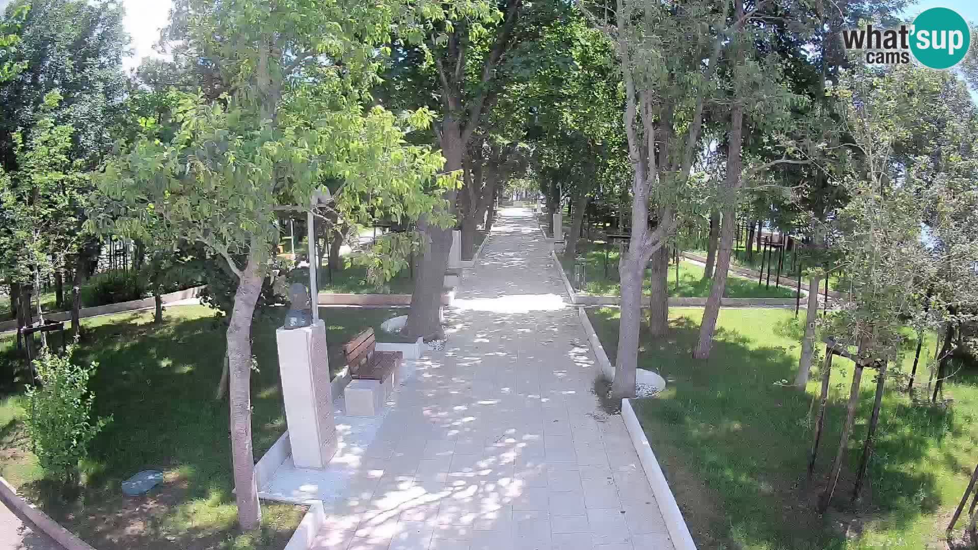 Webcam Schriftstellerpark Senj – Live am Meer