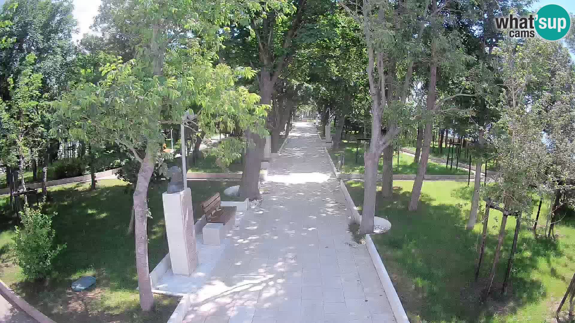 Writers’ Park Webcam Senj – Live by the Sea