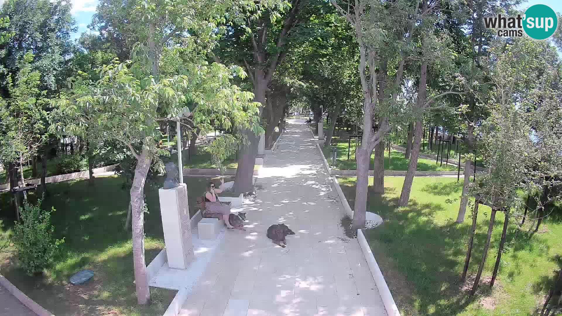 Writers’ Park Webcam Senj – Live by the Sea