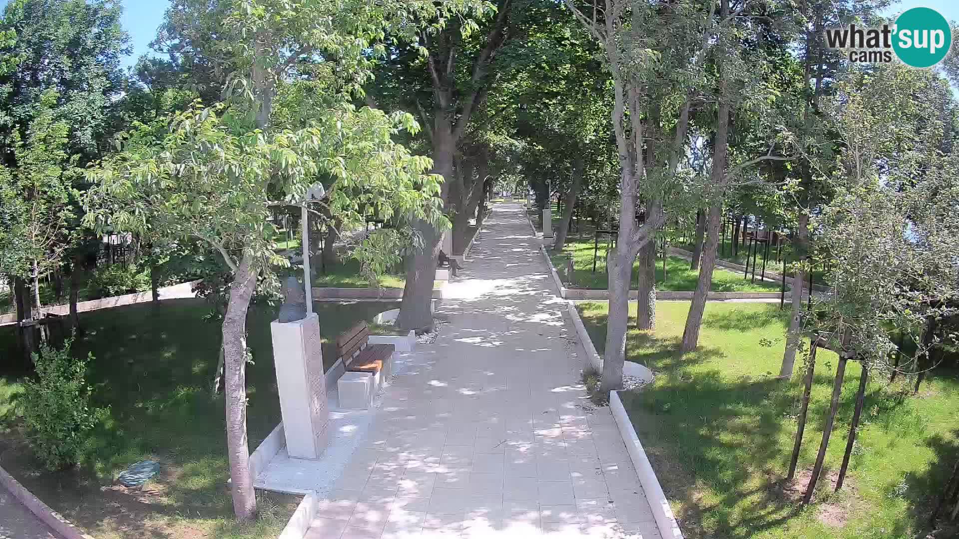 Writers’ Park Webcam Senj – Live by the Sea