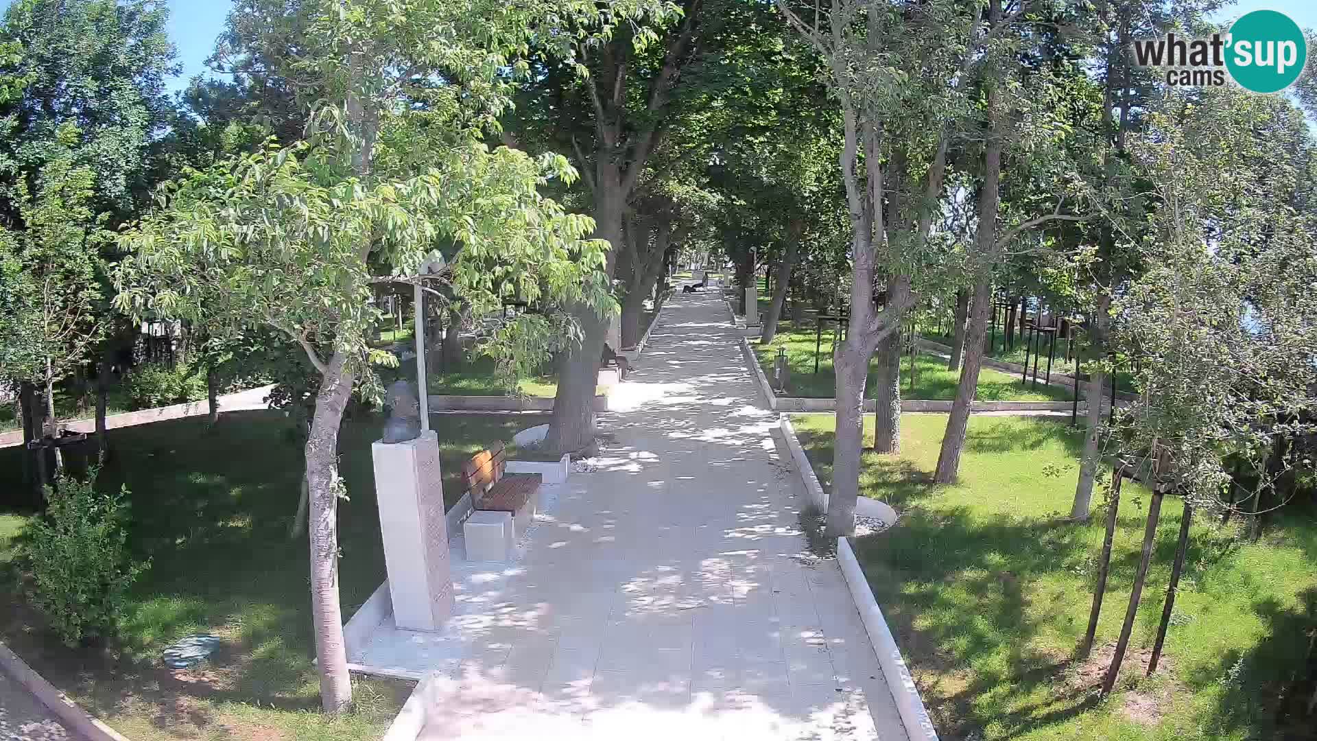 Writers’ Park Webcam Senj – Live by the Sea