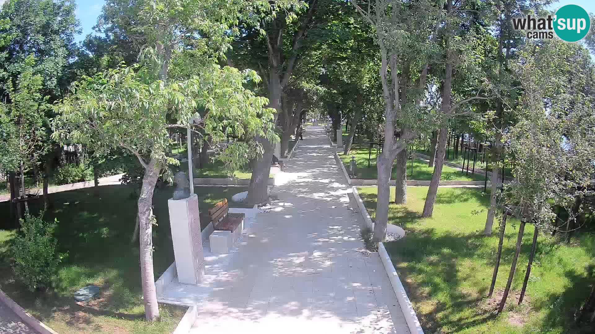 Writers’ Park Webcam Senj – Live by the Sea