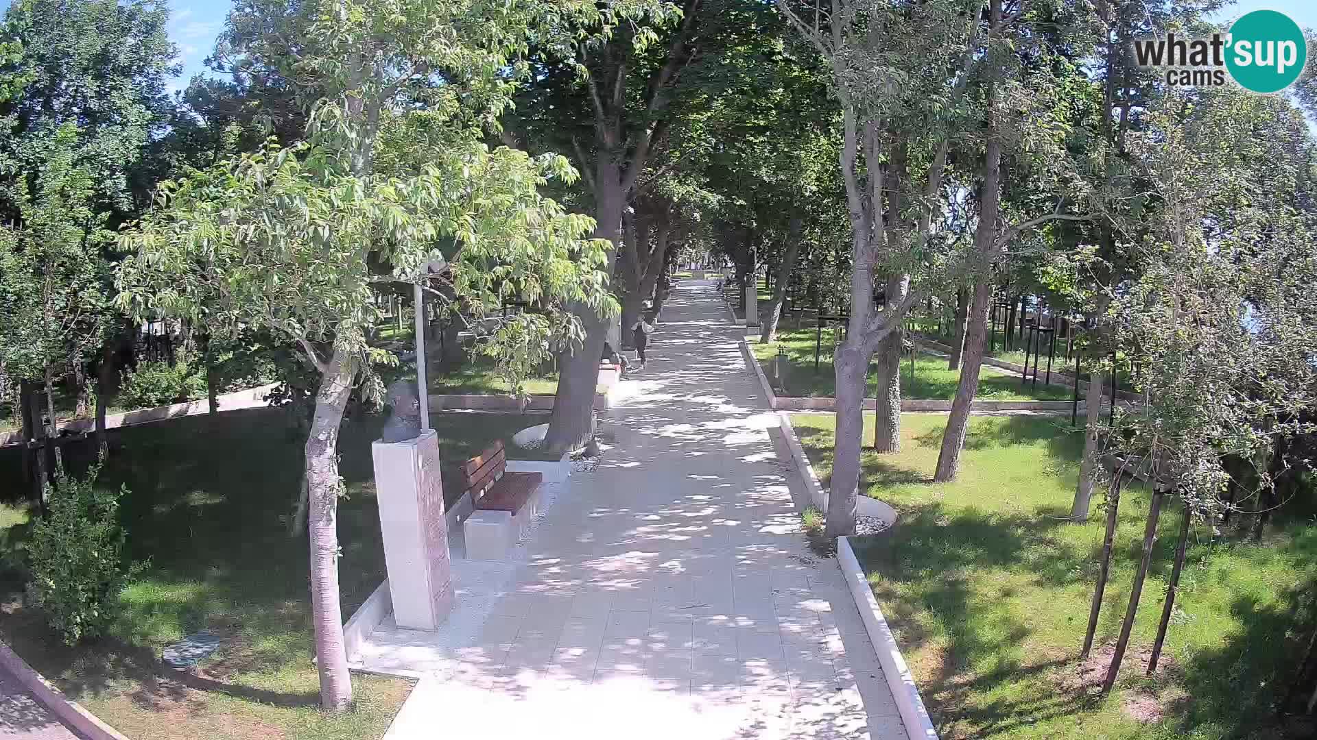 Writers’ Park Webcam Senj – Live by the Sea