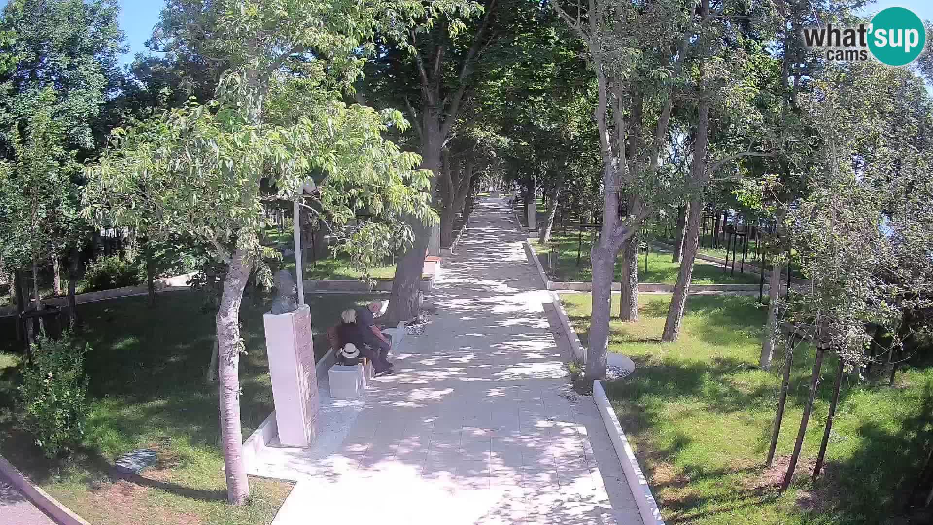 Writers’ Park Webcam Senj – Live by the Sea