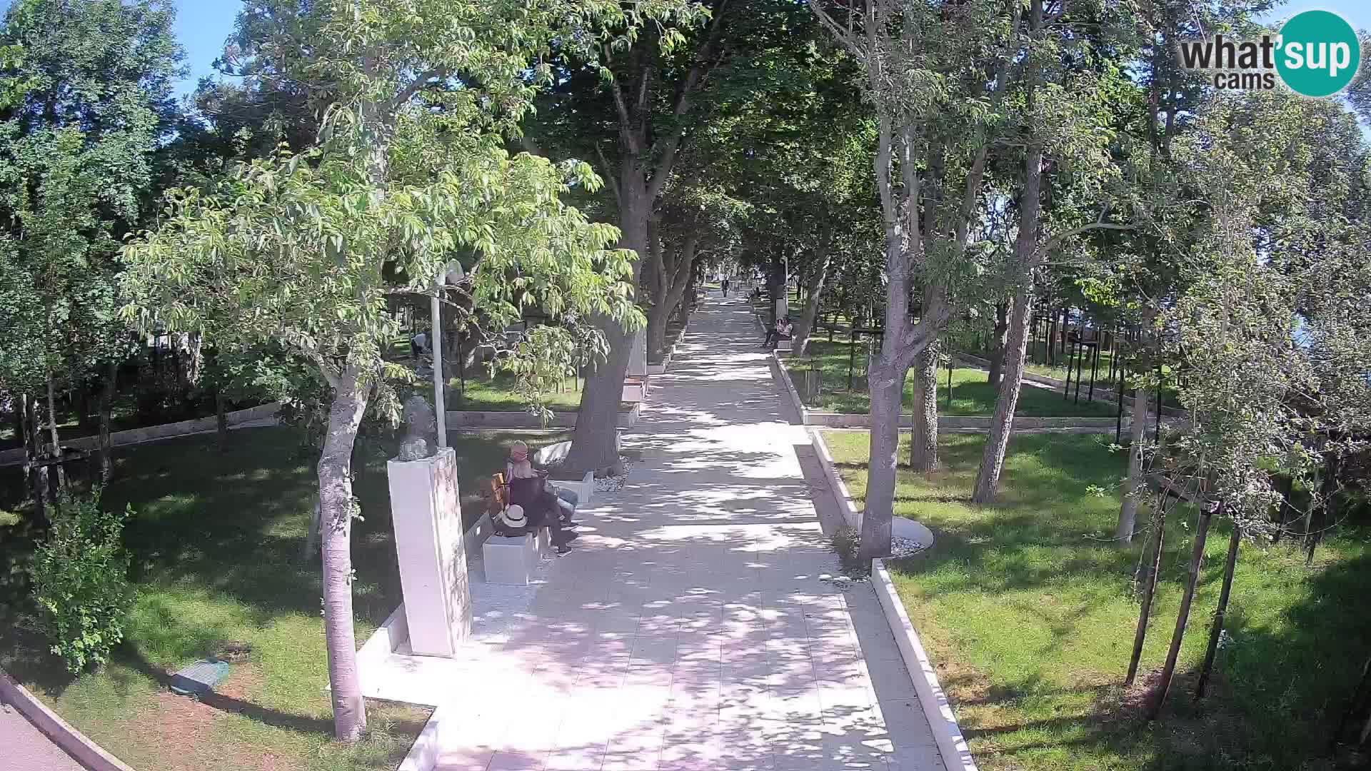Writers’ Park Webcam Senj – Live by the Sea