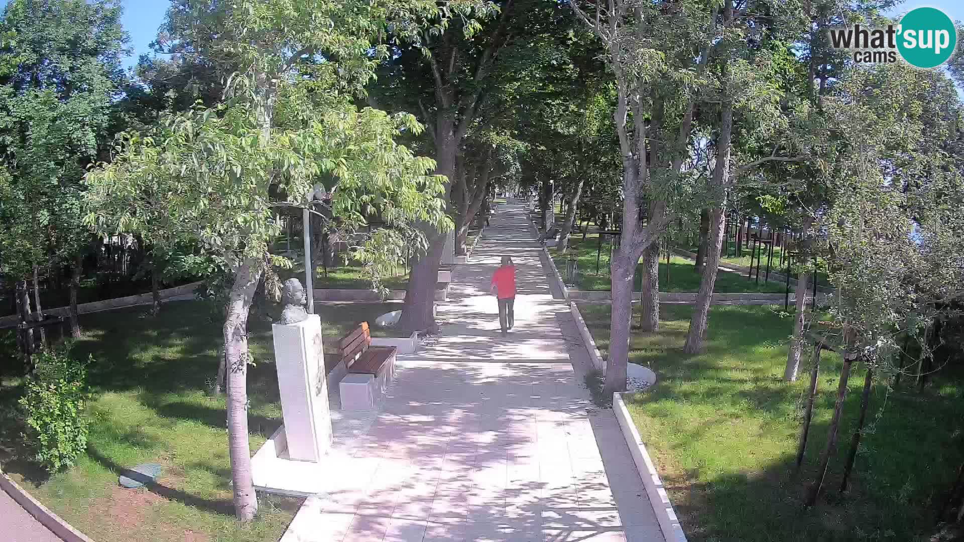 Writers’ Park Webcam Senj – Live by the Sea