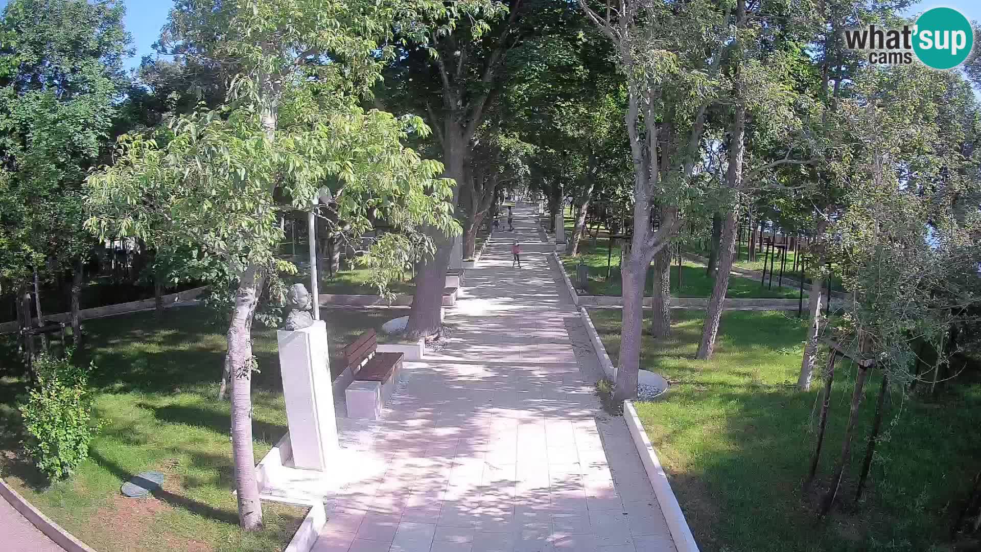Writers’ Park Webcam Senj – Live by the Sea