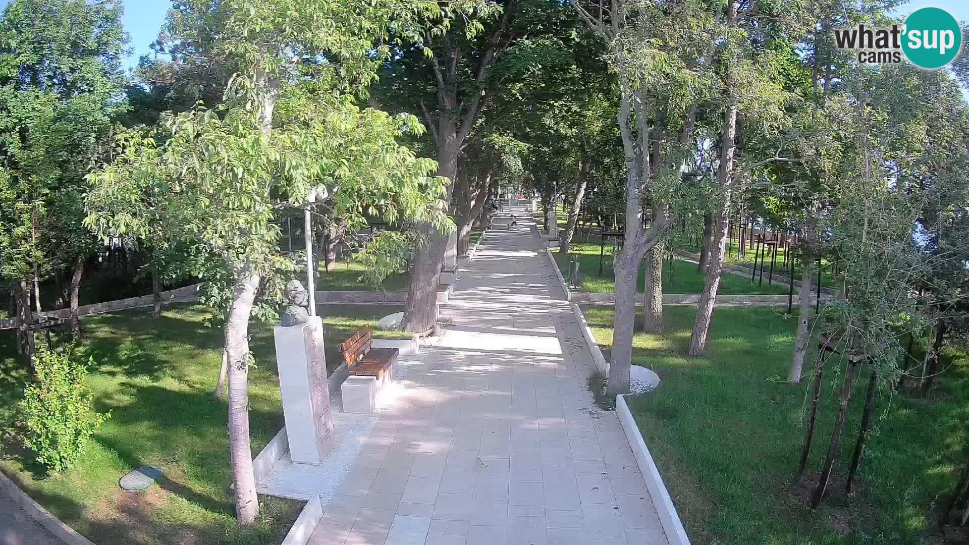 Writers’ Park Webcam Senj – Live by the Sea