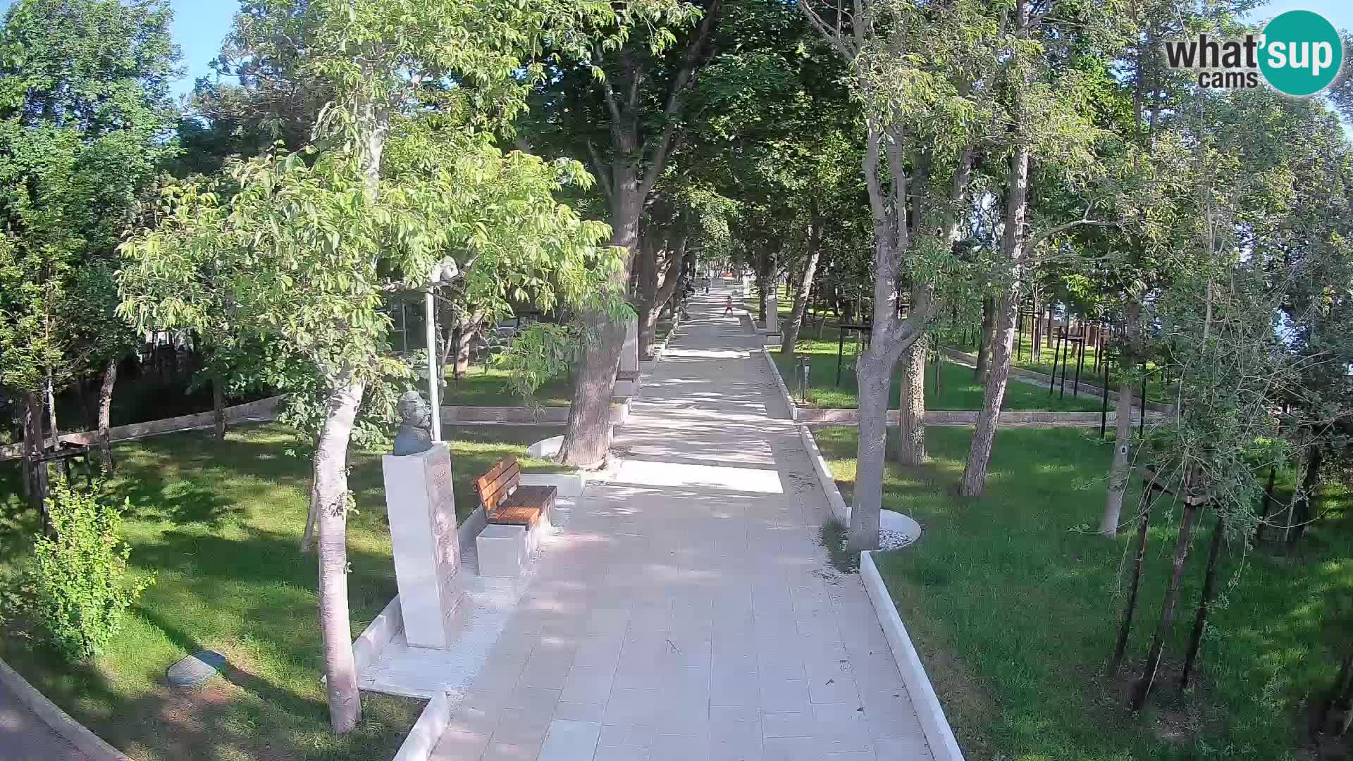 Writers’ Park Webcam Senj – Live by the Sea