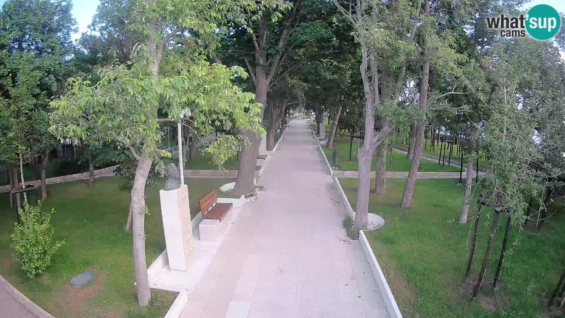 Webcam Schriftstellerpark Senj – Live am Meer