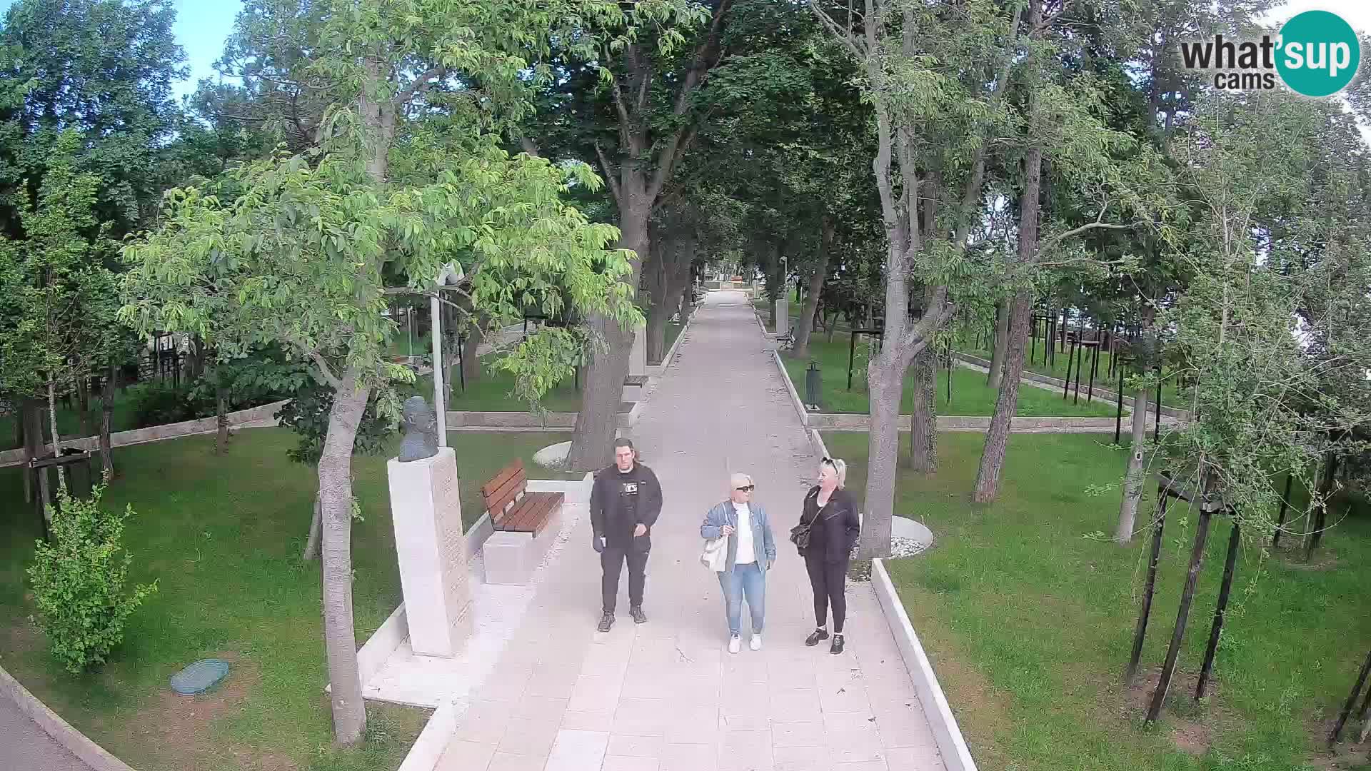 Webcam Schriftstellerpark Senj – Live am Meer