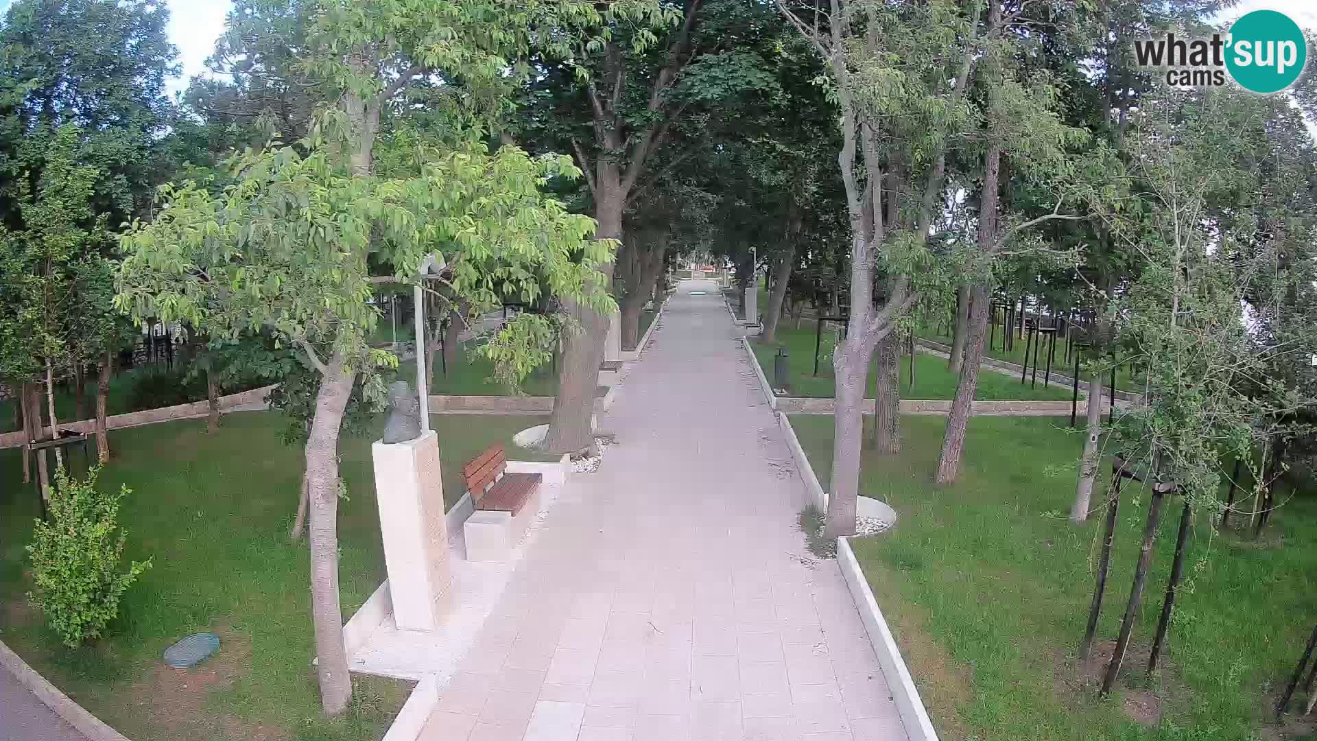 Writers’ Park Webcam Senj – Live by the Sea