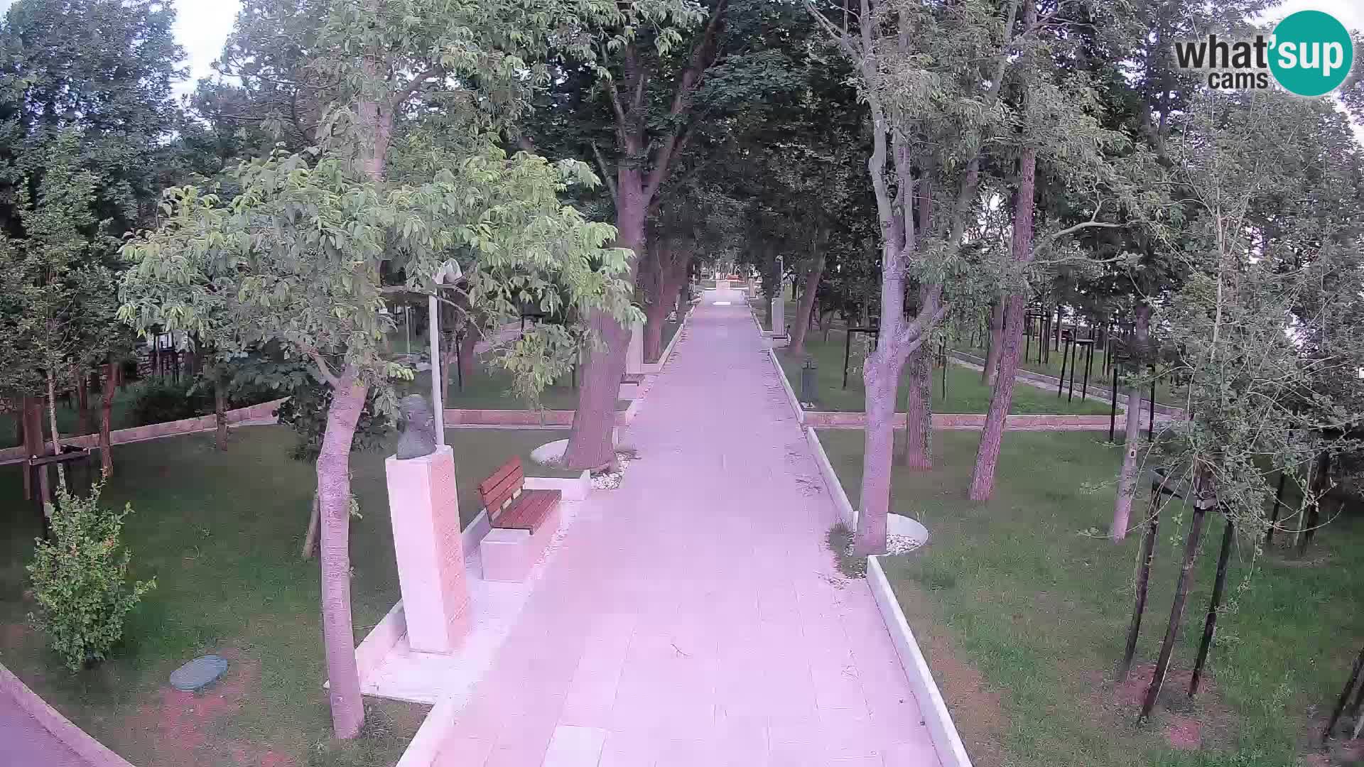 Writers’ Park Webcam Senj – Live by the Sea
