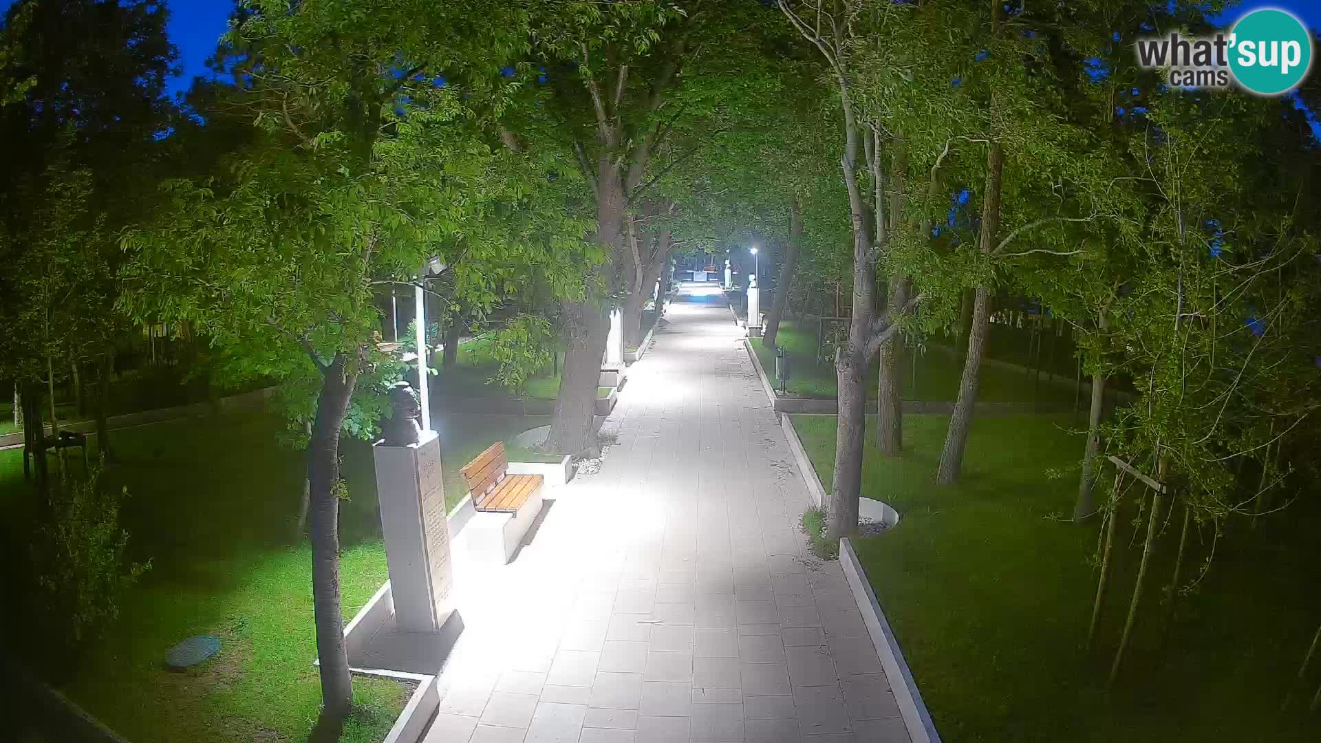 Writers’ Park Webcam Senj – Live by the Sea