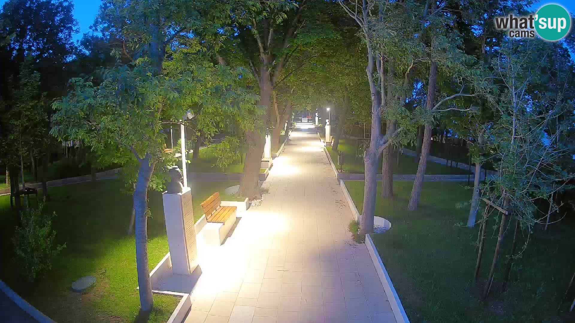 Writers’ Park Webcam Senj – Live by the Sea