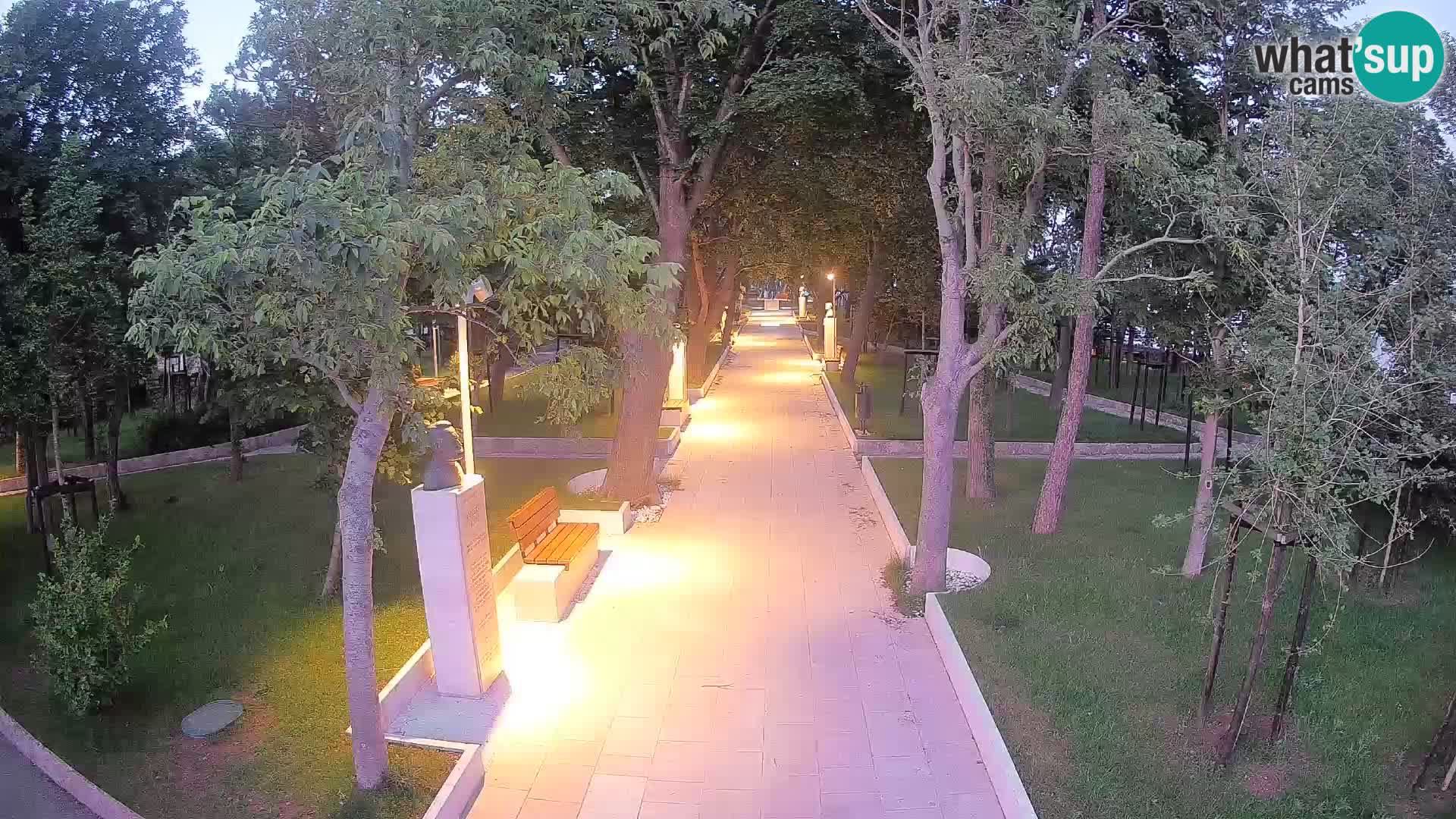 Writers’ Park Webcam Senj – Live by the Sea