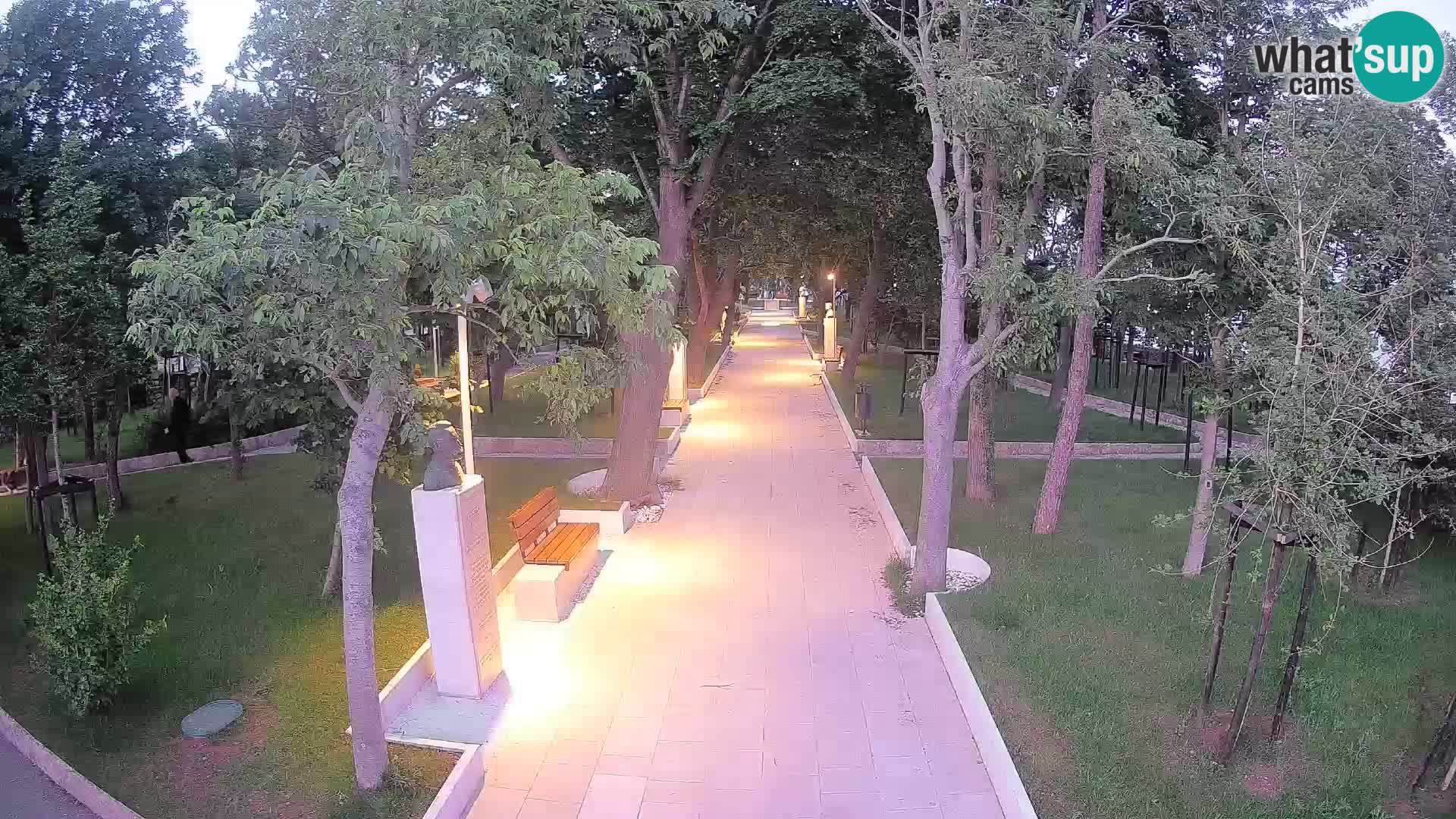 Writers’ Park Webcam Senj – Live by the Sea