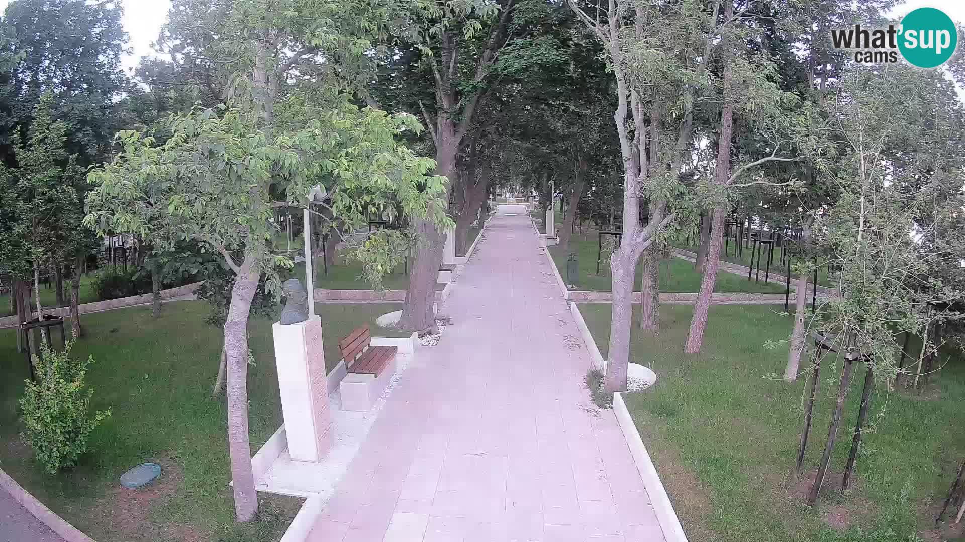 Writers’ Park Webcam Senj – Live by the Sea