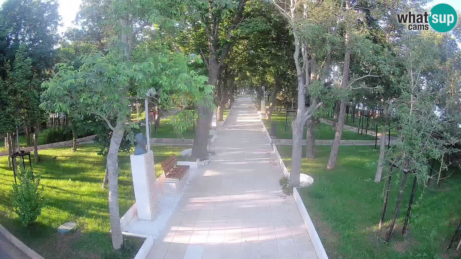 Writers’ Park Webcam Senj – Live by the Sea