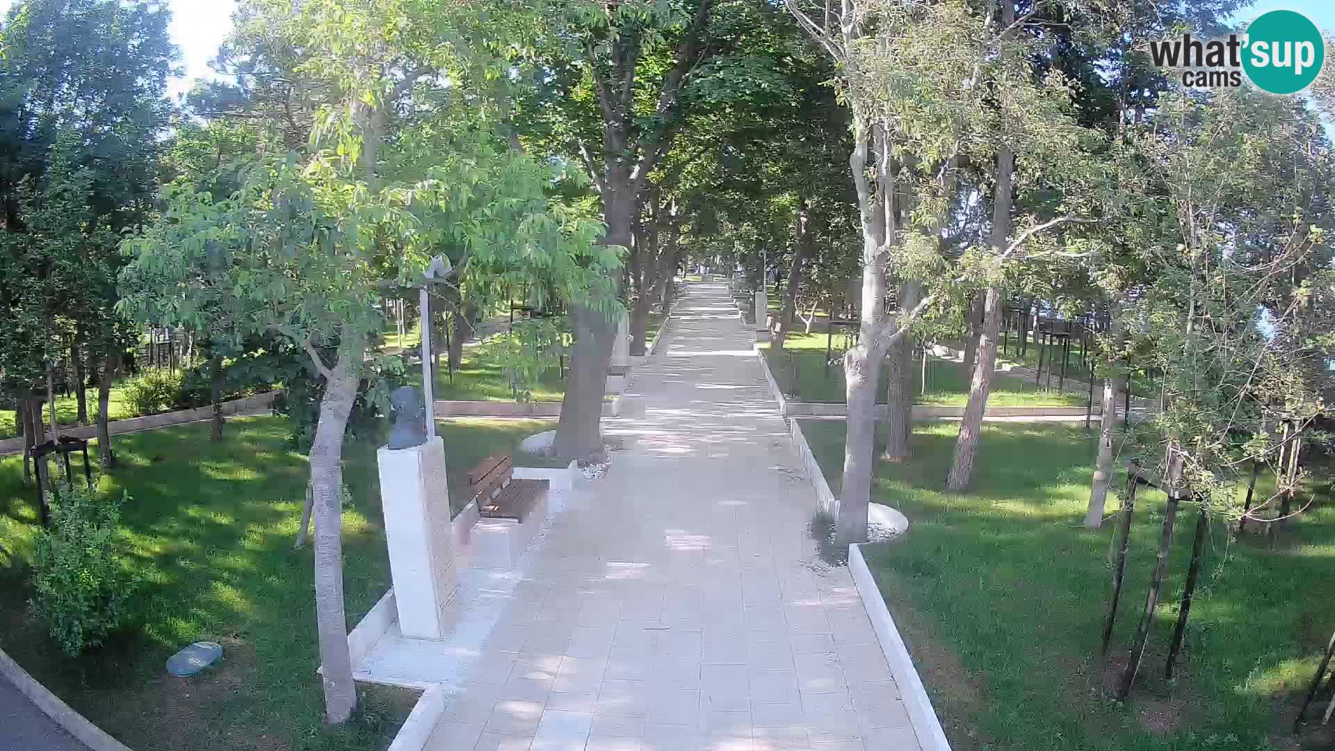 Writers’ Park Webcam Senj – Live by the Sea