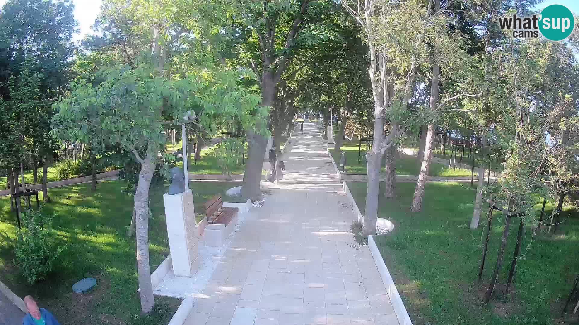 Writers’ Park Webcam Senj – Live by the Sea