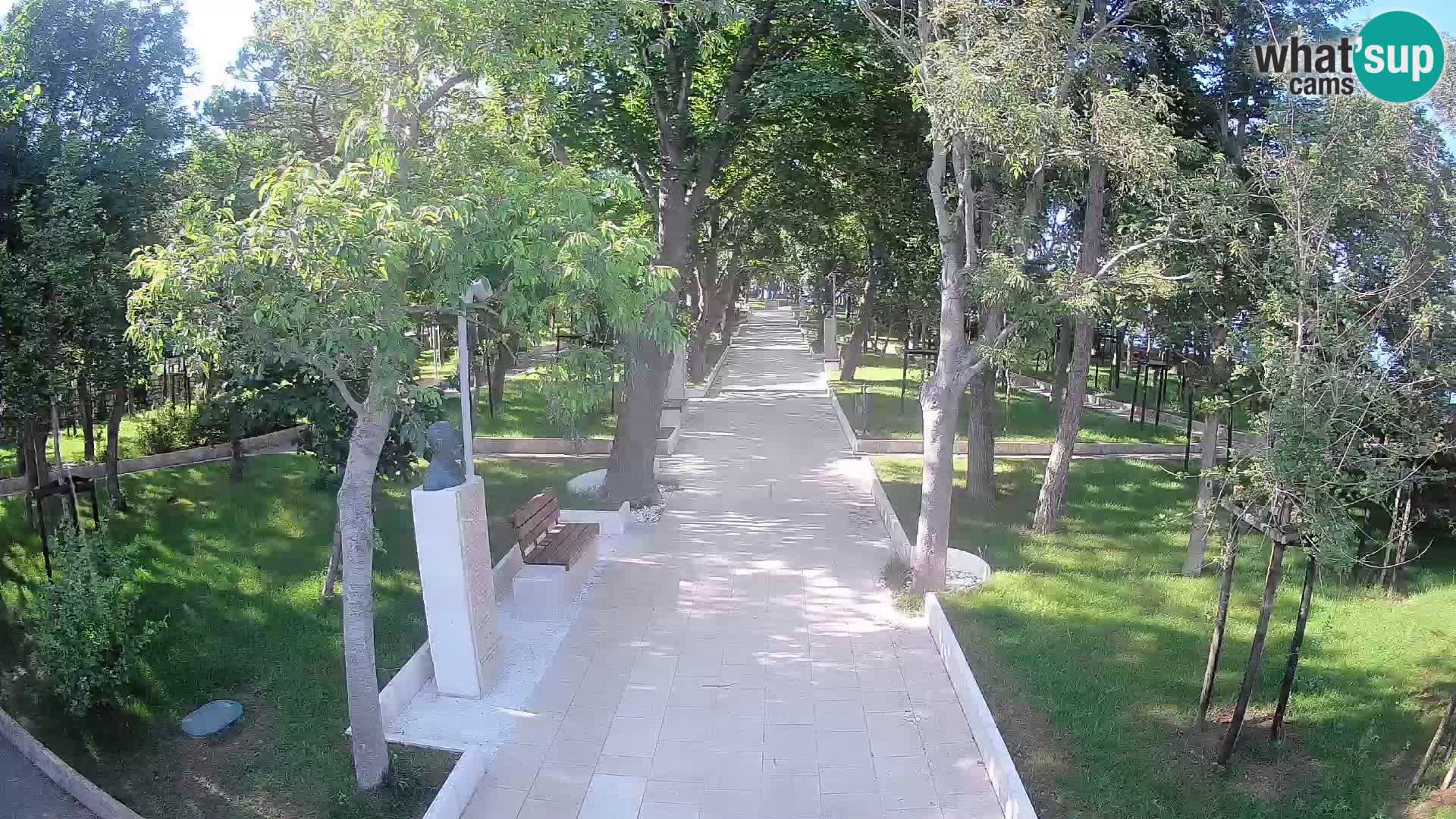 Writers’ Park Webcam Senj – Live by the Sea