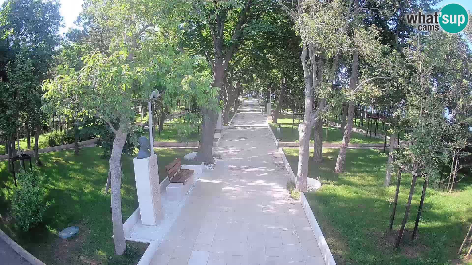 Writers’ Park Webcam Senj – Live by the Sea