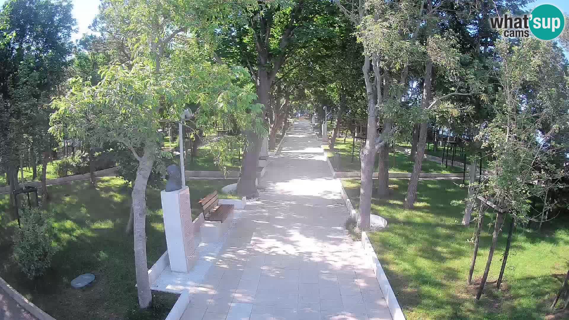 Writers’ Park Webcam Senj – Live by the Sea
