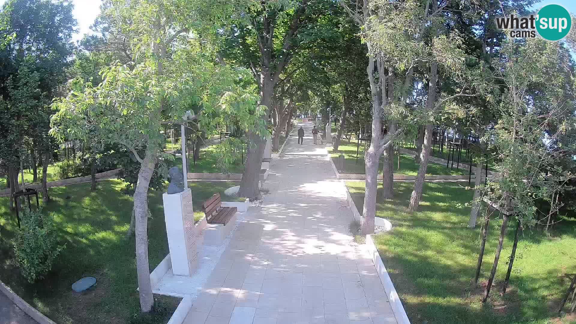 Writers’ Park Webcam Senj – Live by the Sea