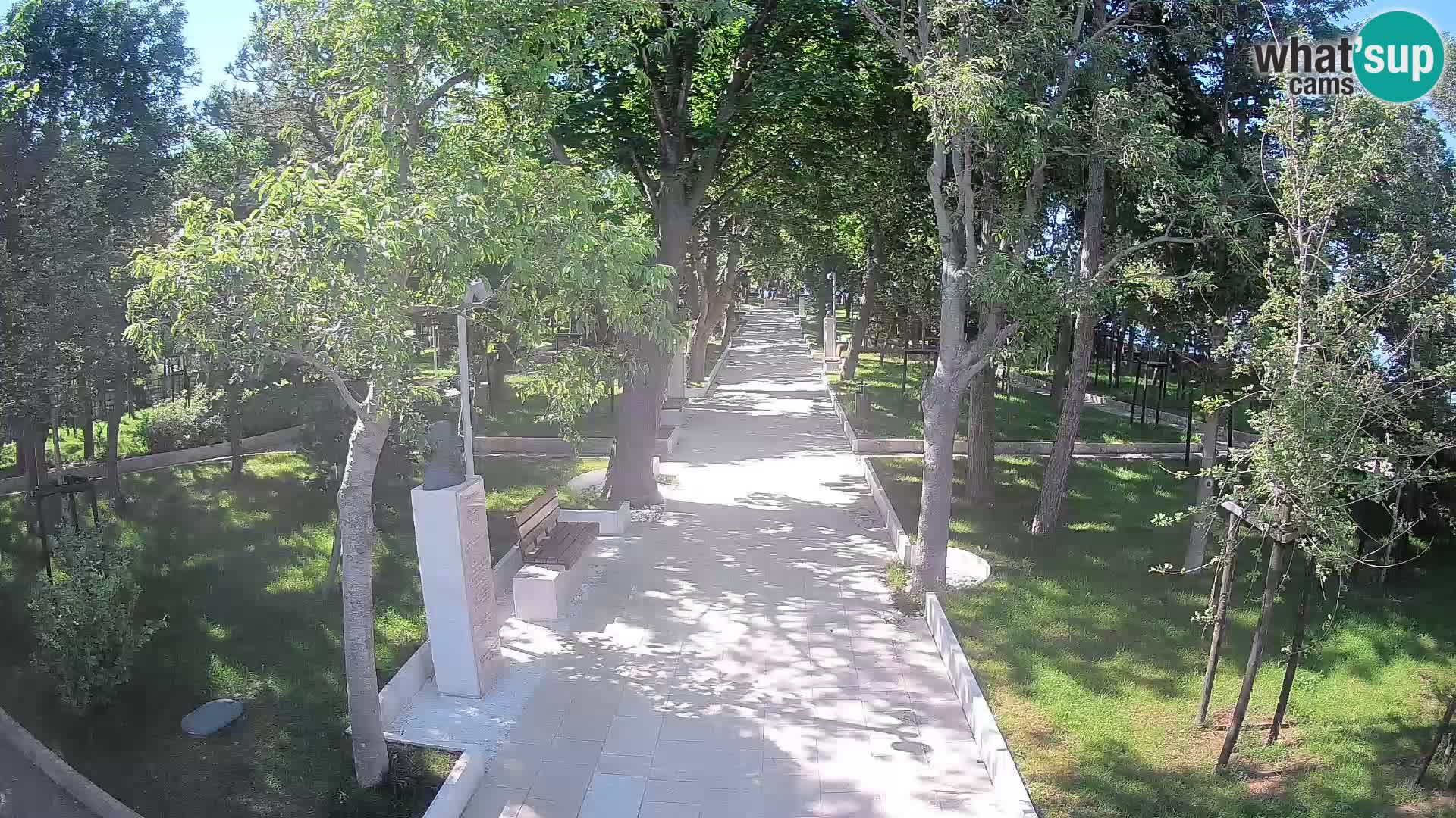 Writers’ Park Webcam Senj – Live by the Sea