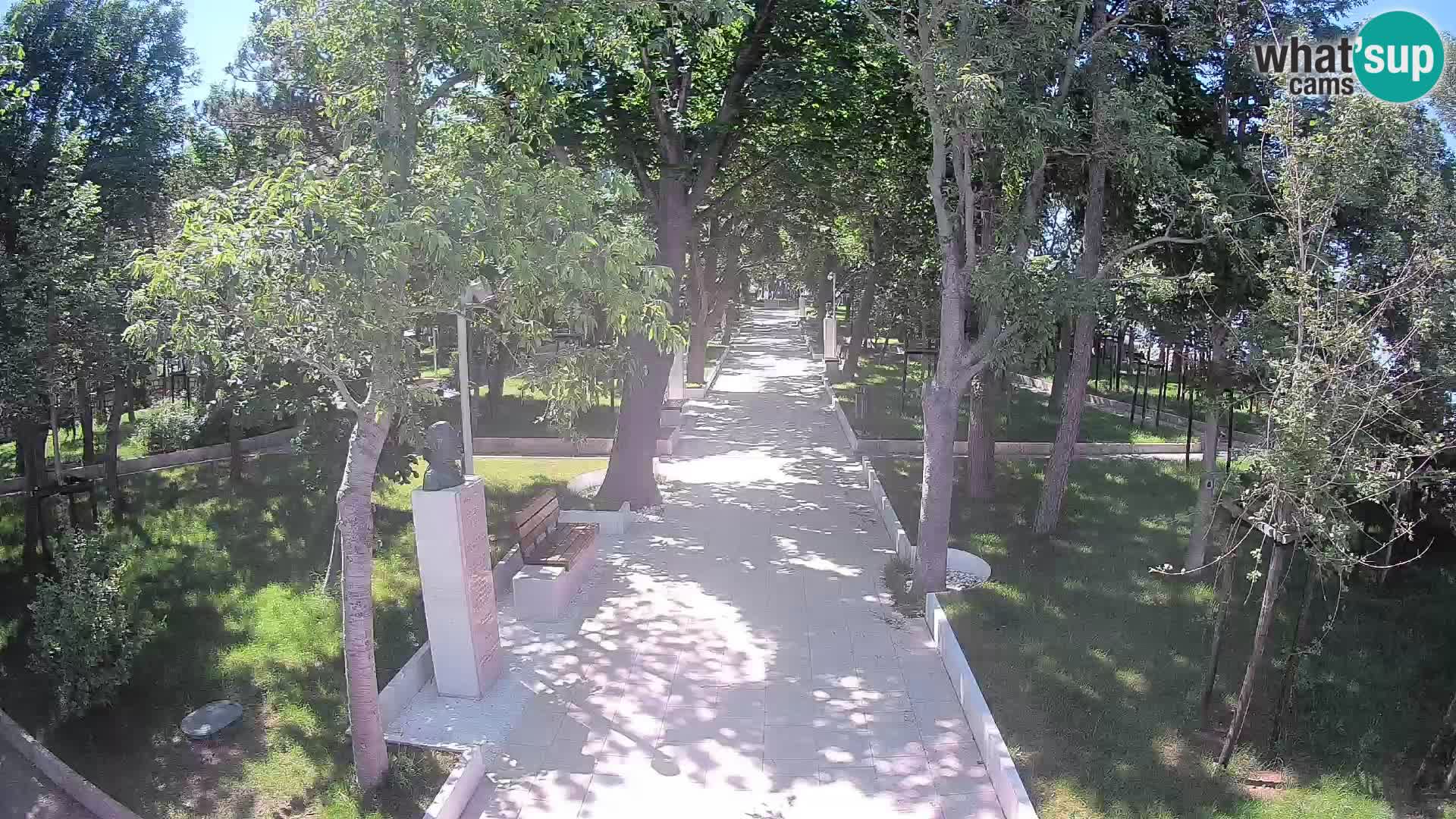 Webcam Schriftstellerpark Senj – Live am Meer
