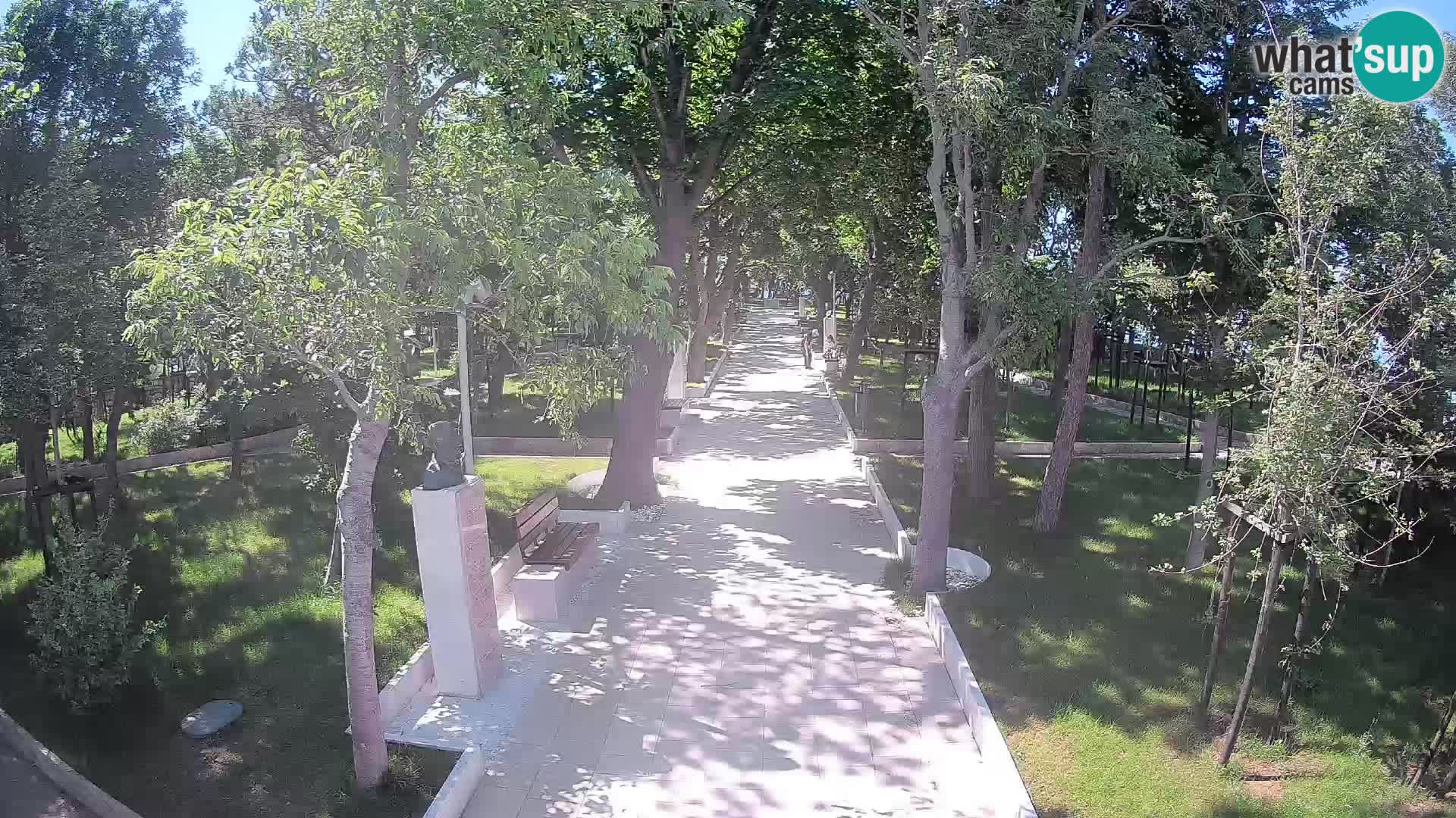 Writers’ Park Webcam Senj – Live by the Sea