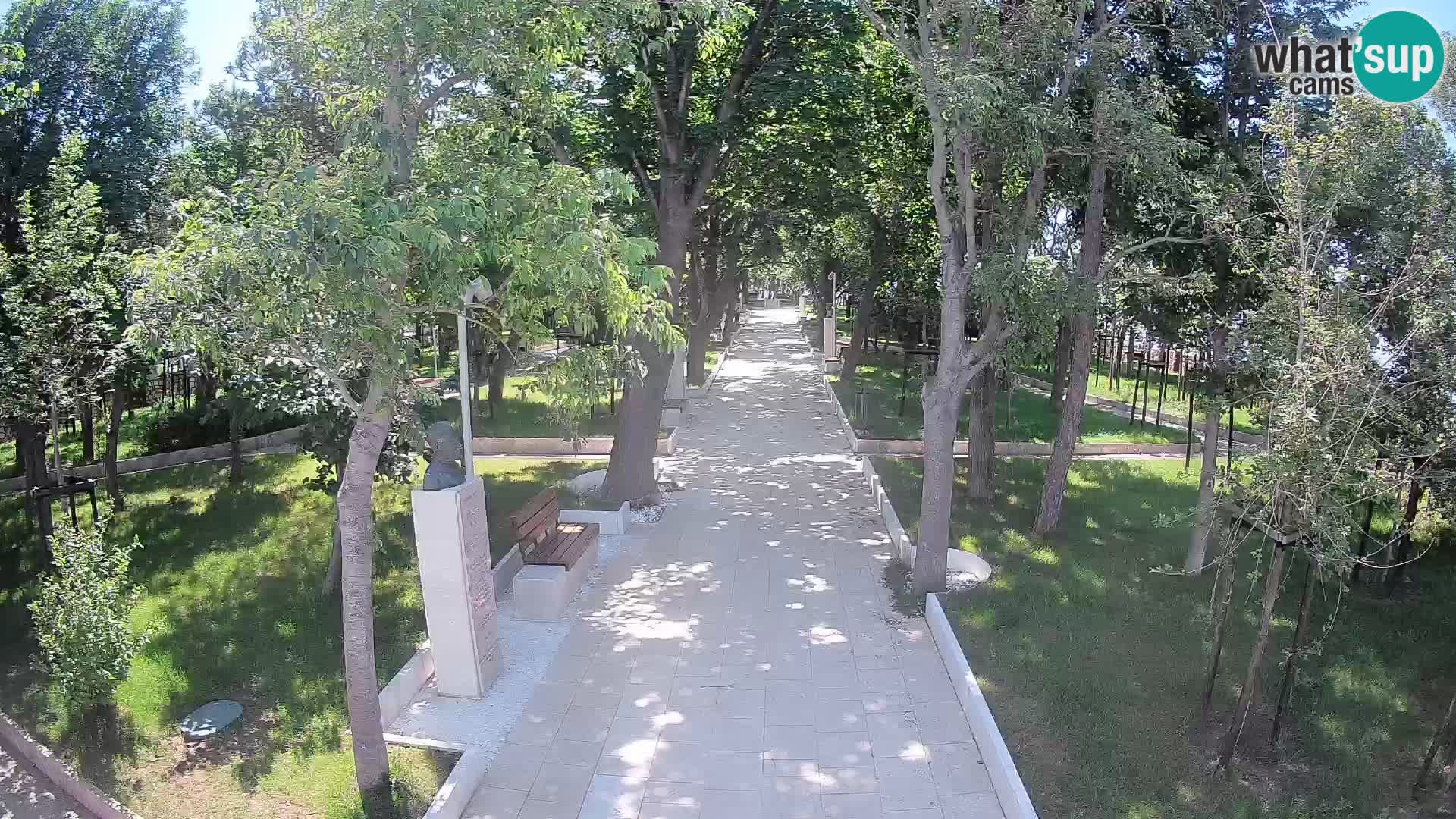 Webcam Schriftstellerpark Senj – Live am Meer