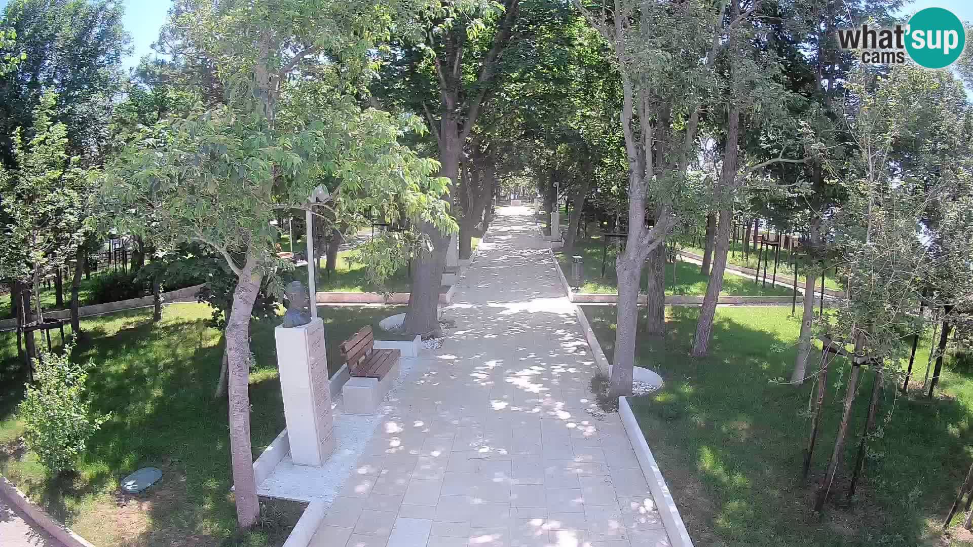 Webcam Schriftstellerpark Senj – Live am Meer
