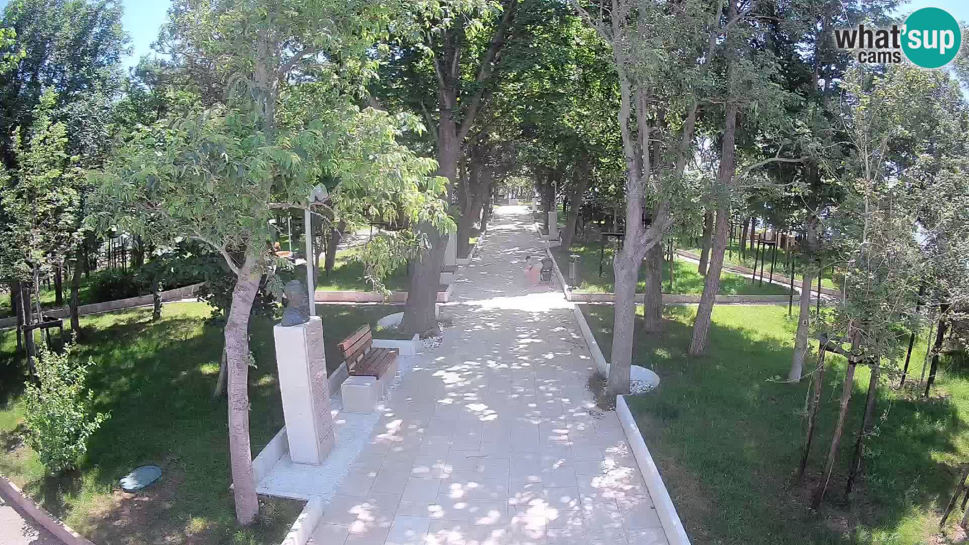 Writers’ Park Webcam Senj – Live by the Sea
