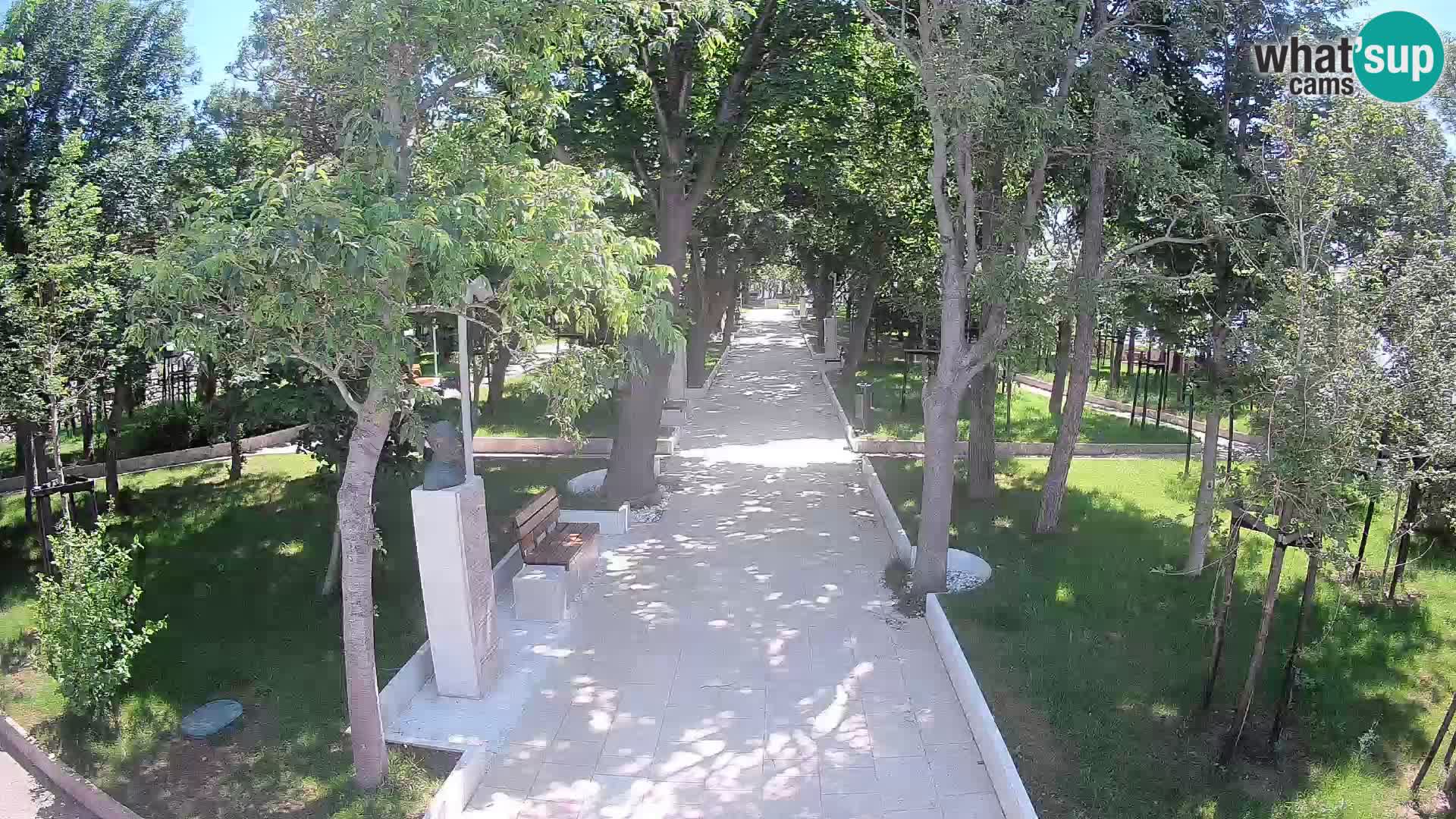 Writers’ Park Webcam Senj – Live by the Sea