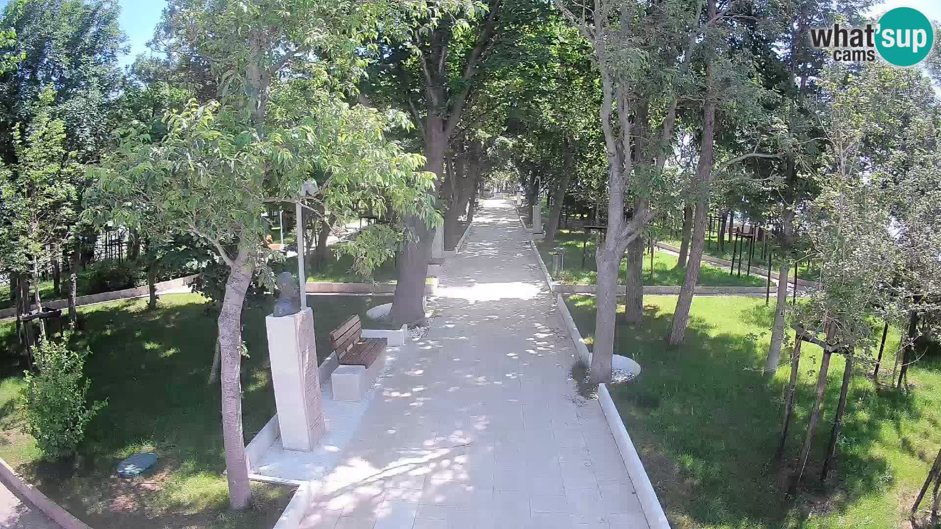 Writers’ Park Webcam Senj – Live by the Sea