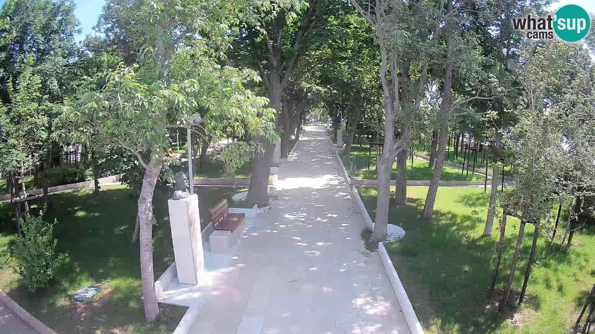 Writers’ Park Webcam Senj – Live by the Sea