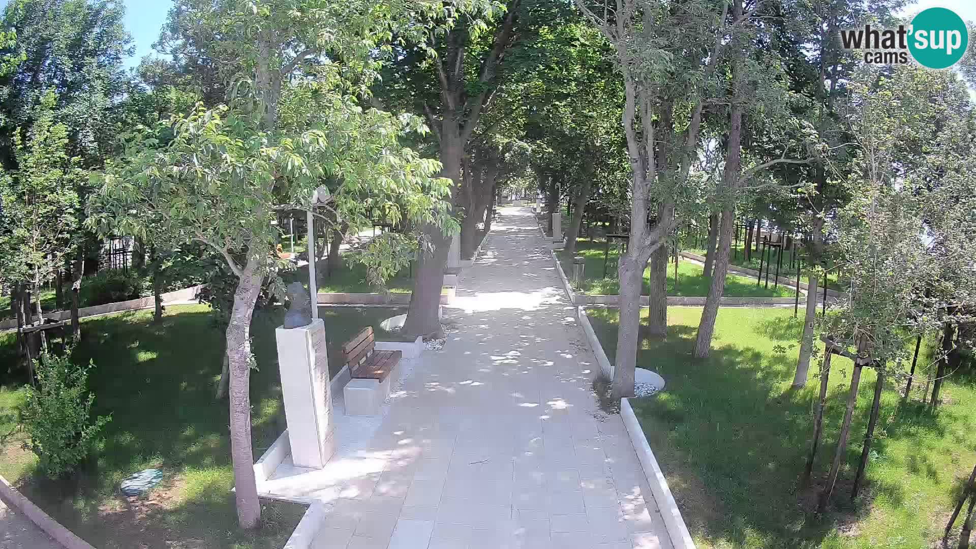 Writers’ Park Webcam Senj – Live by the Sea
