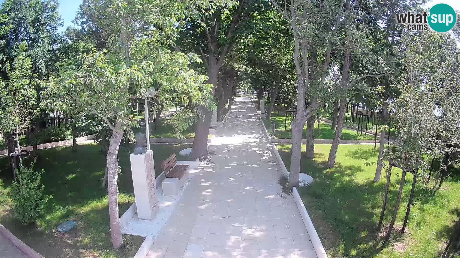 Writers’ Park Webcam Senj – Live by the Sea