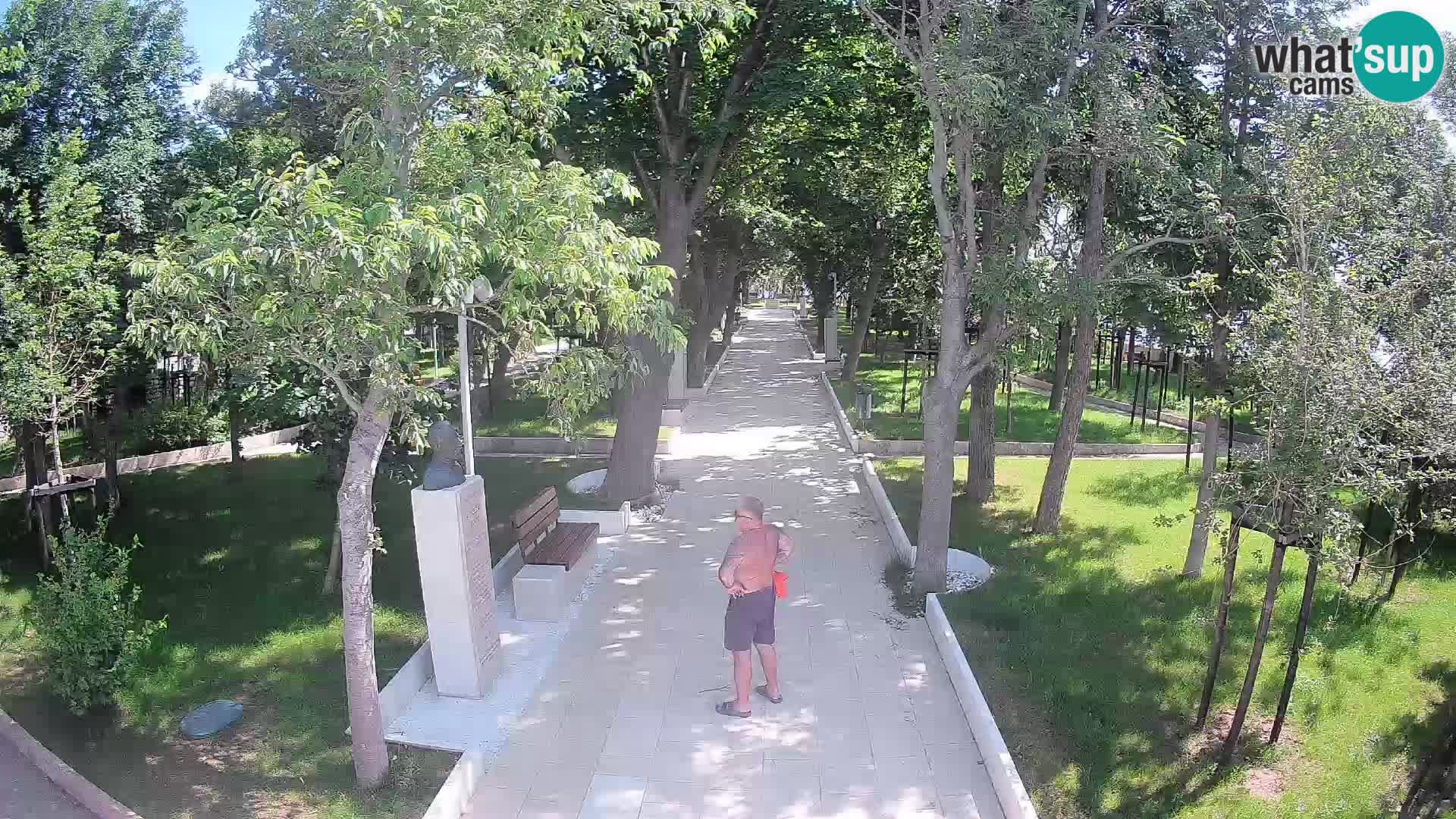 Writers’ Park Webcam Senj – Live by the Sea